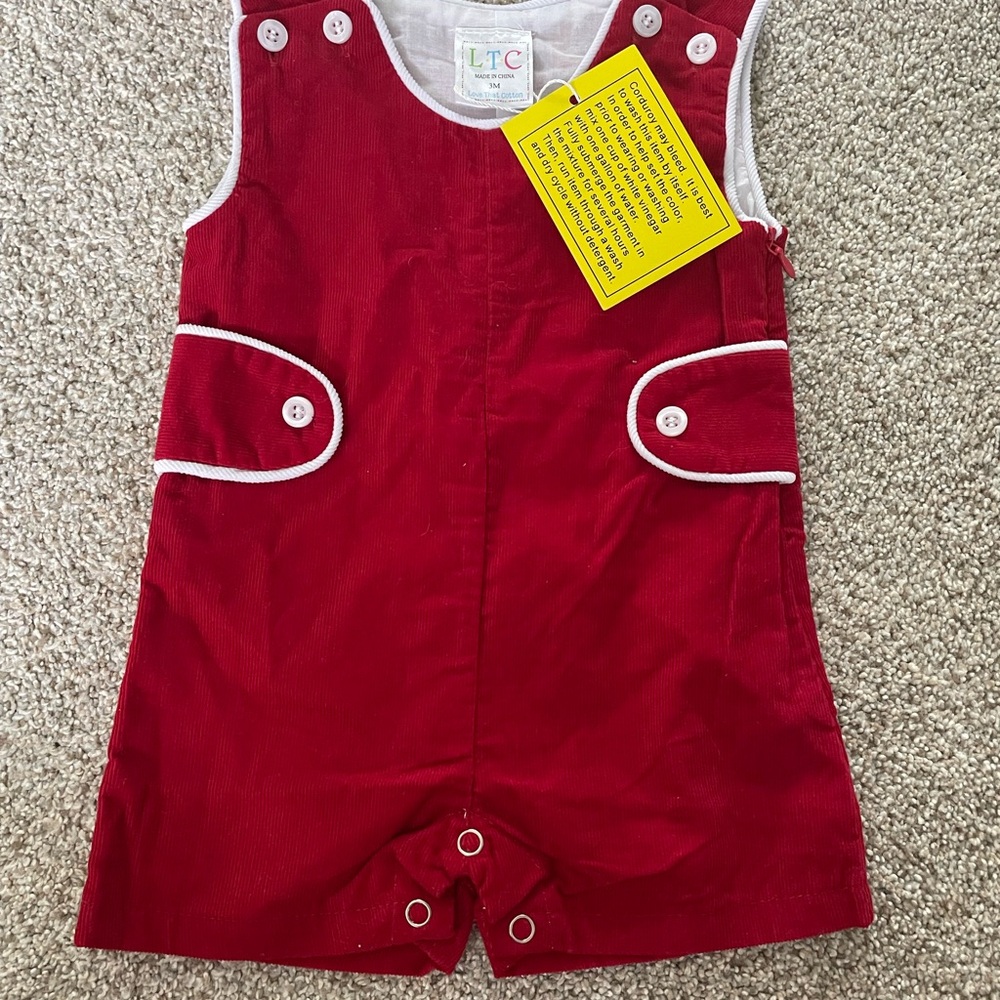 NWT Love That Cotton Shortall Romper John John